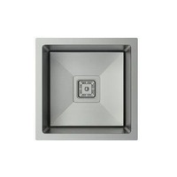 450*450*330mm CJ 304 Grade S/Steel Single Bowl Round Edges Nano Glaze Scratch Resistant Sink