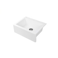 490*580*220mm ACA Laveo White Granite Stone Single Bowl Sink