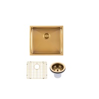 510x450x230mm ACA 1.2mm Handmade Top/Undermount Single Bowl Kitchen/Laundry Sink