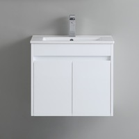 600-750*460mm Bathroom Vanity Standard PVC Gloss White Wall Hung Soft Closing Vanity