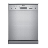600mm Dilusso Stainless Steel Electronic Freestanding 12 Place Settings Dishwasher