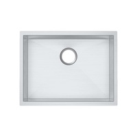 600x450x300mm ACA 1.2mm Handmade Top/Undermount 304 Stainless Steel Single Bowl Kitchen/Laundry Sink
