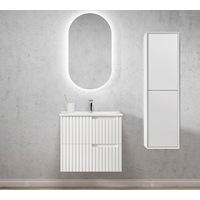 60Omm otti Noosa Vanity Wall Hung Cabinet With Led Mirror and Tall Boy