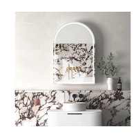 900*600mm OTT Archie Natural Oak/Black Oak/Matte White Arch Wall Mounted LED Shaving Cabinet