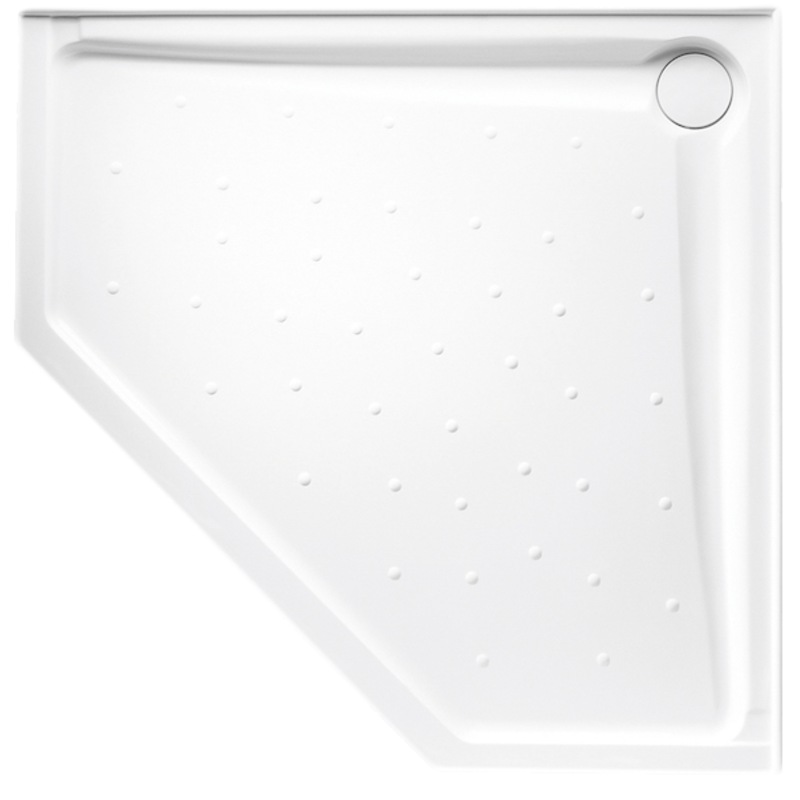 Buy 9141000mm White SHOWER BASES EVO POLYMARBLE CORNER Shower Base