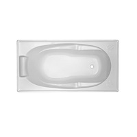 Alita 1360*700*470mm bath tub White Acrylic drop in Rectangle