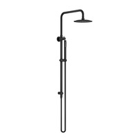 LW Elle 316 Stainless Steel Outdoor Twin Shower On Rail Brushed Stainless/Matt Black/Brushed Gold/Gun Metal/Chrome