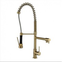 Modernnational Halo Spring Multi-Function PVD Brushed Bronze Solid Brass Kitchen Mixer