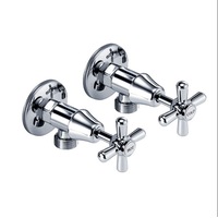 Fienza Houston Chrome Solid Brass Jumper Valve Washing Machine Assemblies