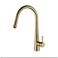 Modernnational Kasper Brushed Bronze Solid Brass Pull Out Kitchen Mixer