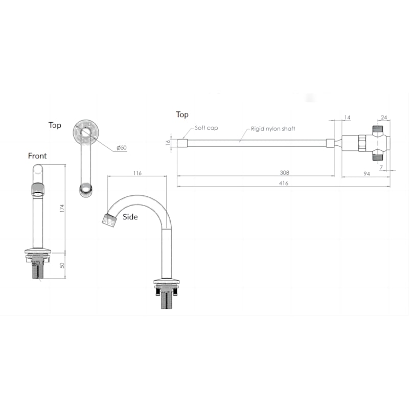 Buy Knee Operated Valve Kit Wand Mydeal