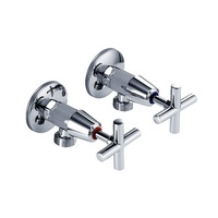 Fienza Michelle Chrome Solid Brass Washing Machine Outlets