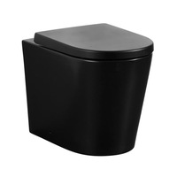 595*360*410mm Poseidon Avery Gloss Black Box Rim Wall Faced Floor Pan