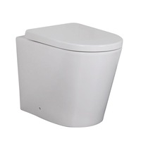 620*360*445mm Poseidon Avis Gloss White Special Needs Rimless Wall Faced Floor Pan