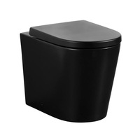 575*360*415mm Poseidon Avis Matt Black Rimless Wall Faced Floor Pan