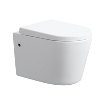 520*360*325mm Poseidon Avis Gloss White Rimless Ceramic Wall Hung Pan