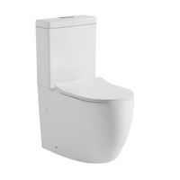 630*380*835mm Poseidon Veda Gloss White Tornado Back To Wall Toilet