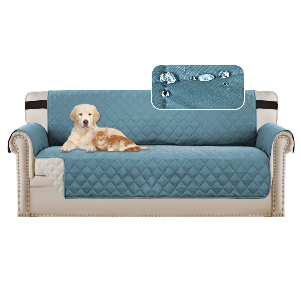 1/2/3 Recliner Water Prevent Pet Friendly Plush Reversible Furniture Sofa cover