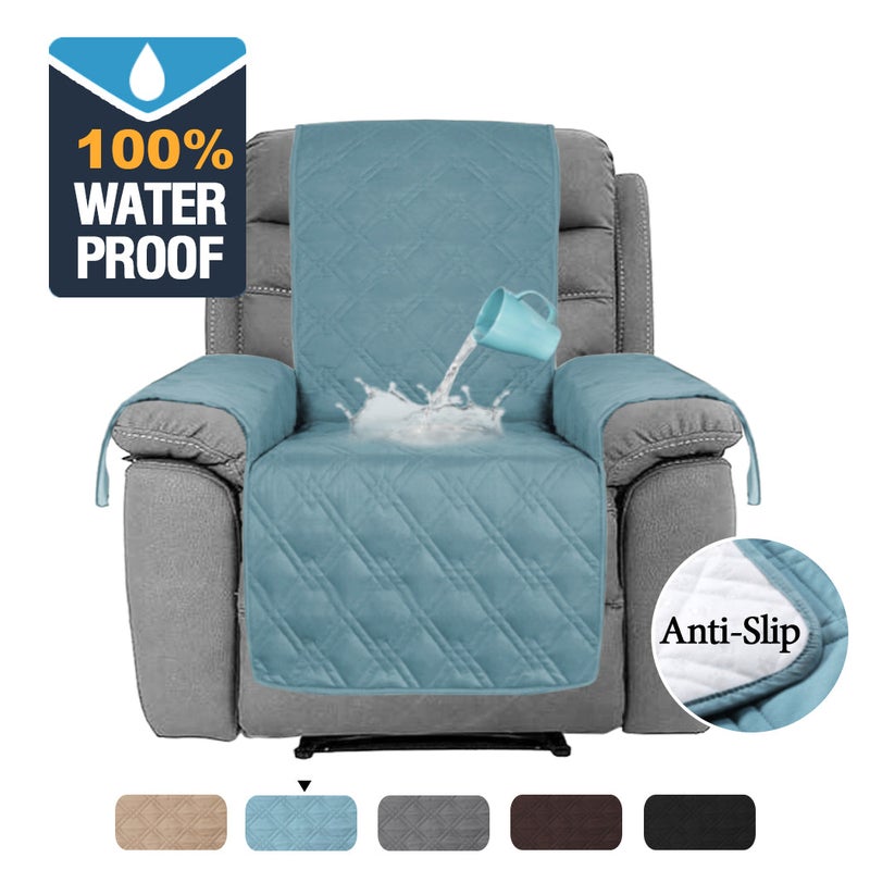 100 Waterproof Recliner Chair Cover, Non Slip Cover For Leather Sofa Recliner