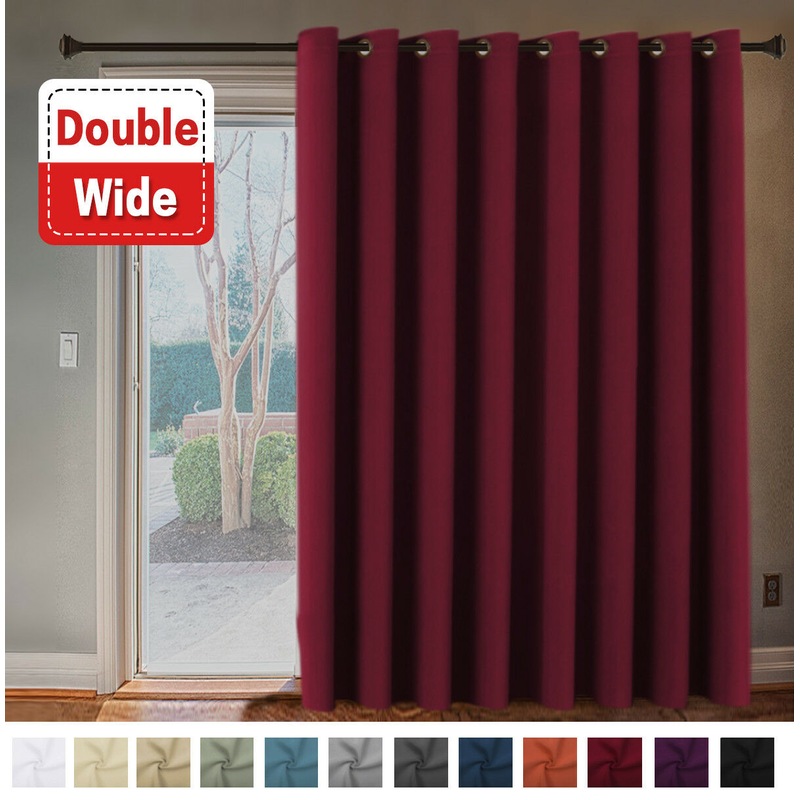 Buy Double Wide Blockout Curtains Large Blackout Curtain Draperies Room
