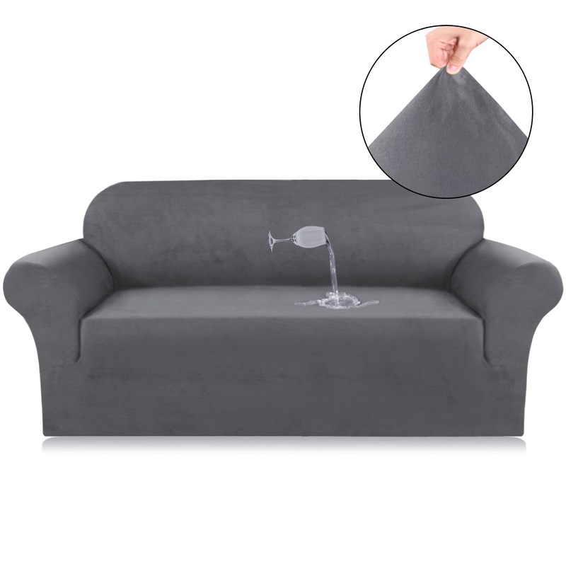 Buy Water Repellent Suede Sofa Cover Couch Cover Lounge Cover Sofa Protector Soft MyDeal