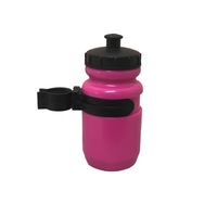 Bikes Up Kids Bike Water Bottle with Clip Pink