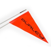 Burley Replacement 6' Orange Safety Flag kit for Bike Trailers and Joggers