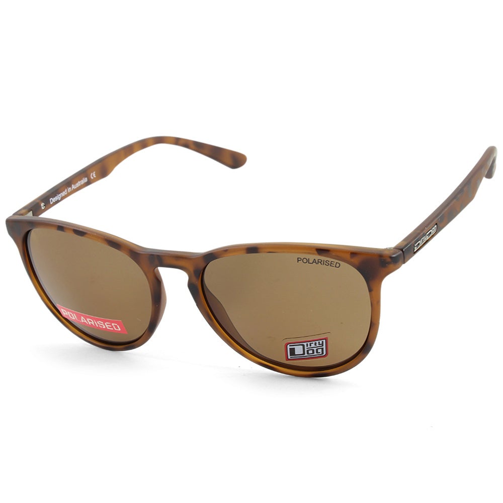 Dirty Dog Void 53501 Satin Tortoise/Brown Polarised Women's Sunglasses