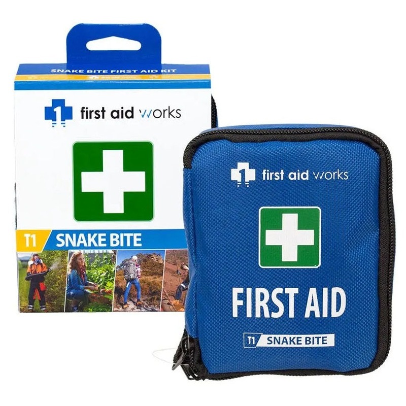 Buy First Aid Works Tier1 8Piece Bushwalking Snake Bite First Aid Kit