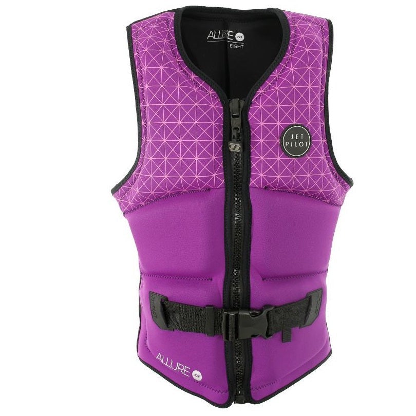Jetpilot Allure JA18298 Segmented F/E L50S Women's PFD Vest Violet Size 6