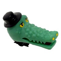 Crocodile Shaped Green Squeezy Kids Bike Horn