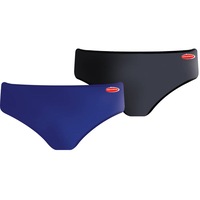 Mirage Boys High Cut Nylon/Lycra Swim Brief Bathers (Black)