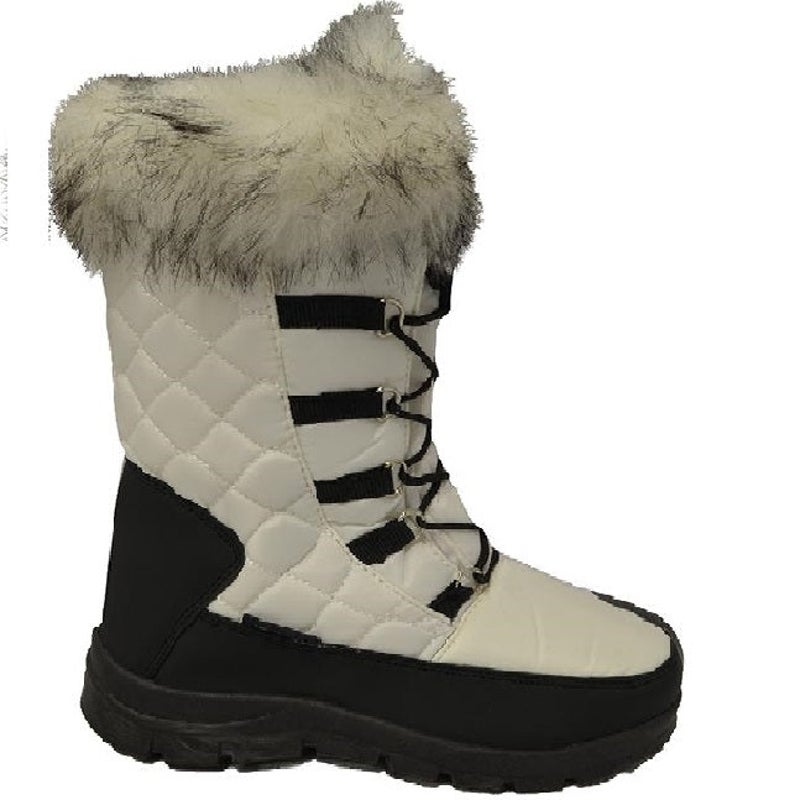 Buy XTM Inessa Ladies Après Snow Boots White - MyDeal