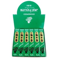 Morning Star - Cedarwood Incense Sticks - 50 Stick Packet - Japanese