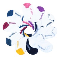 White Kids Bamboo Ped Socks - 3-5 Years