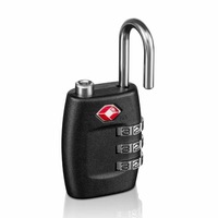 TSA Approved Combination 3 Dial Travel Padlock