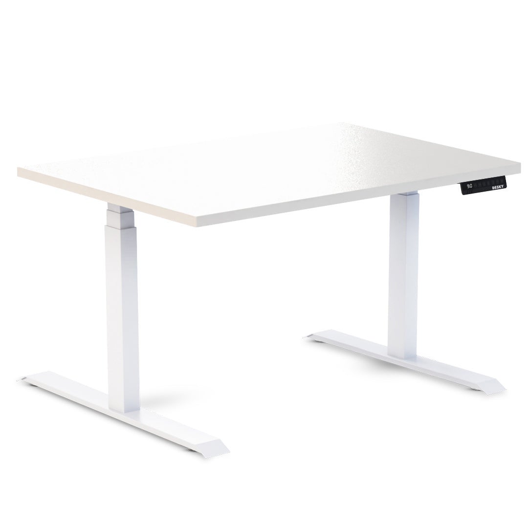 Desky Dual Melamine Sit Stand Desk