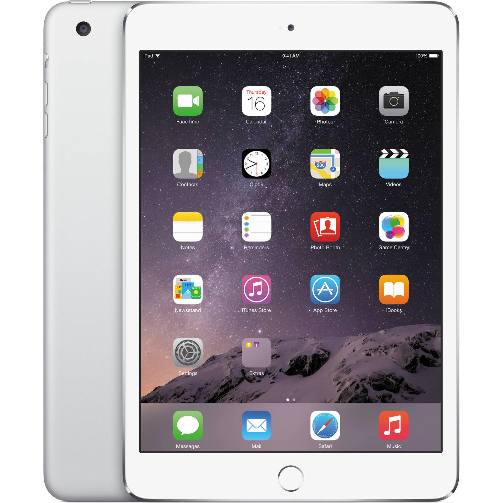 Apple iPad Mini 3 16GB Wifi - White/Silver - (As New Refurbished) - Grade B