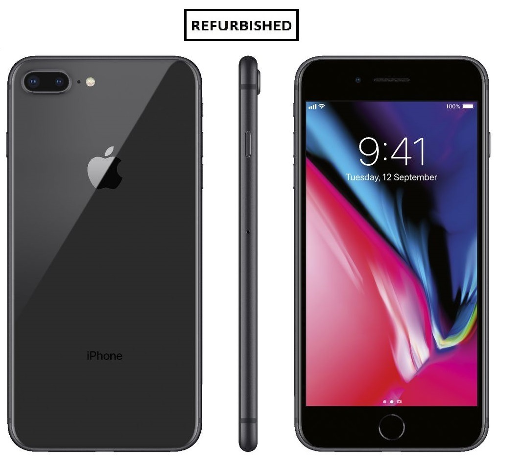 Buy Apple iPhone 8 Plus 64GB Space Grey (As New Refurbished) - MyDeal