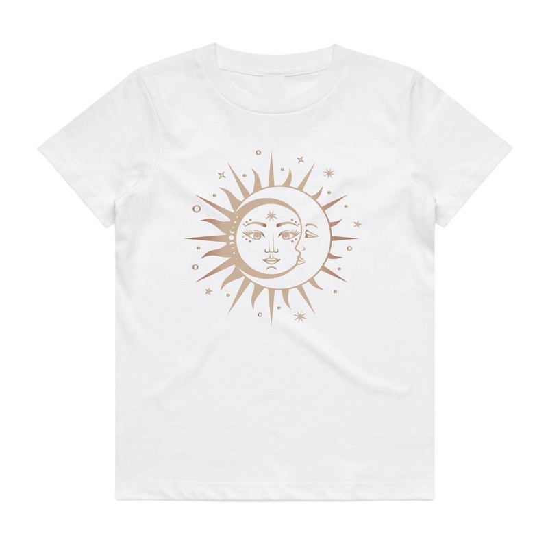 Buy Sun & Moon Tee Black or White MyDeal