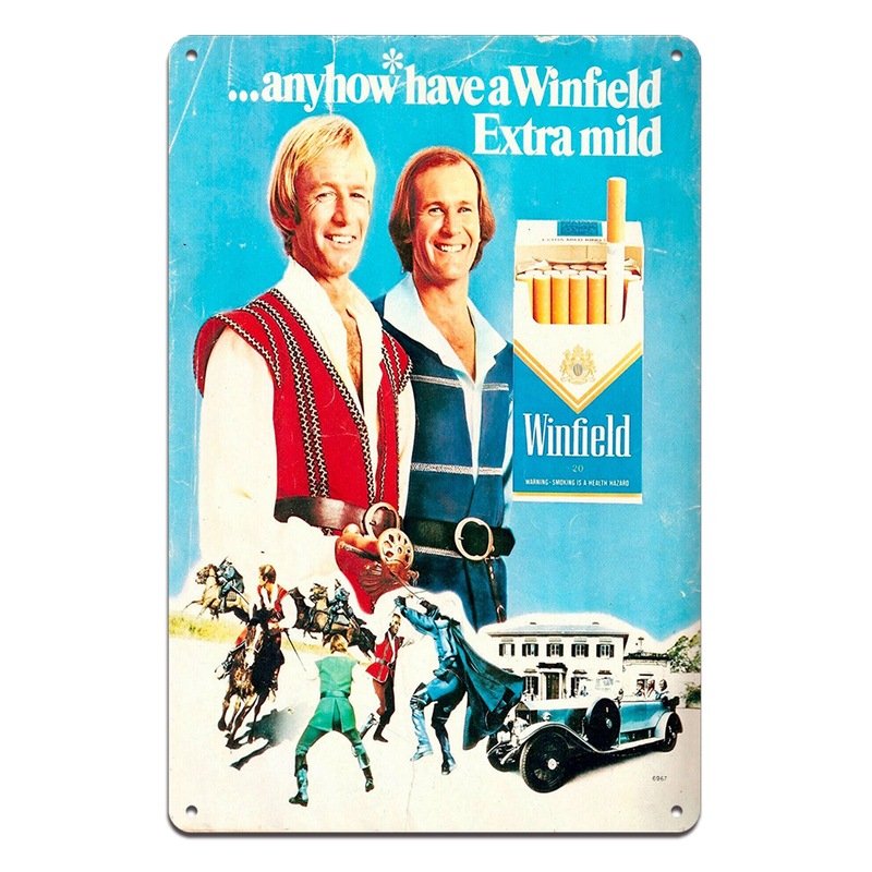 Buy 3x Winfield Extra Mild Tin Metal Sign Rustic Look Vintage Man Cave Smoke MyDeal