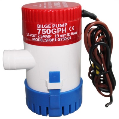 750gph 12v 2.5a Bilge Water Pump Submersible Boat Caravan Marine Yacht Unbranded Australia