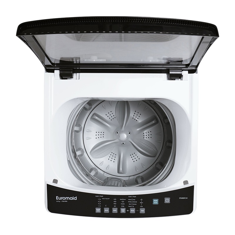 Buy Euromaid ETL1000FCW 10kg Top Load washing Machine MyDeal