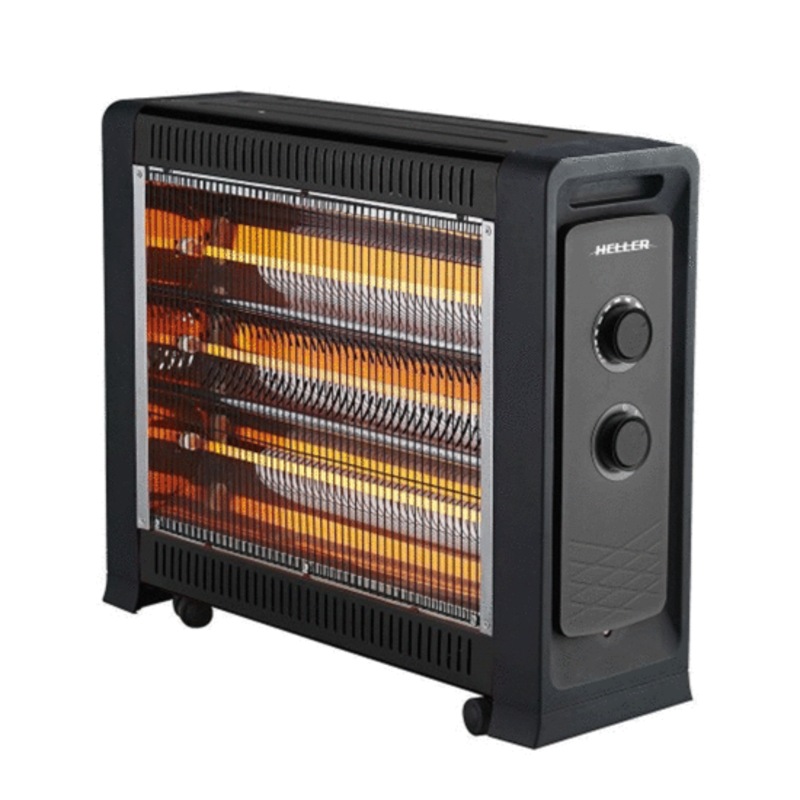 Buy Heller HRH2400FG 2400W Quartz Radiant Heater with 3 Heat Settings