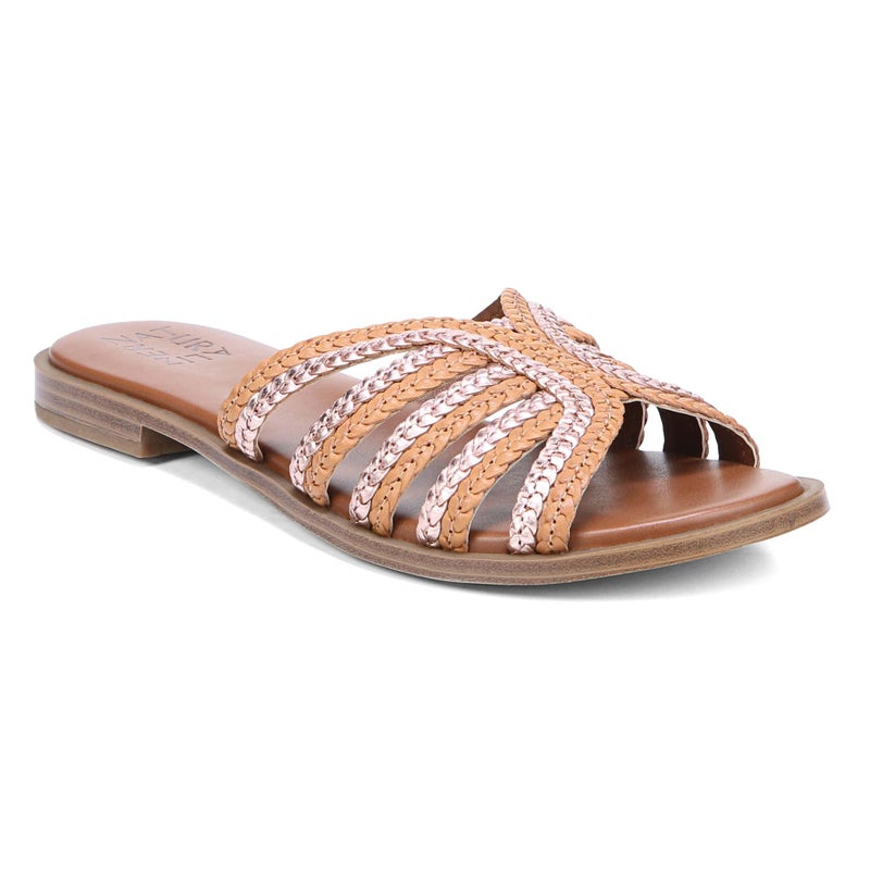 Buy Naturalizer Women s Lane Slide Sandal Tan Multi - MyDeal