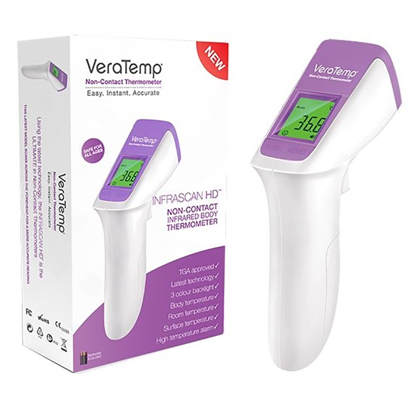 Buy VeraTemp Infrascan HD Non Contact Infrared Thermometer MyDeal