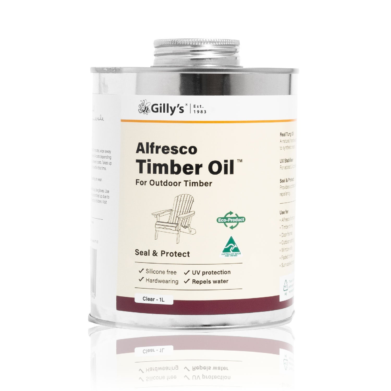 Alfresco Timber Oil Clear 1L