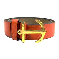 HAARLEM Women KUZE 16220 Leather Belt Orange