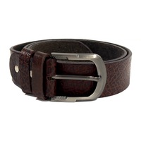 HAARLEM Men KUZE 16860 Leather Belts Printed Brown