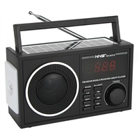 Am Fm Sw Radio Portable Speaker Torch Rechargeable and solar for outdoor indoor